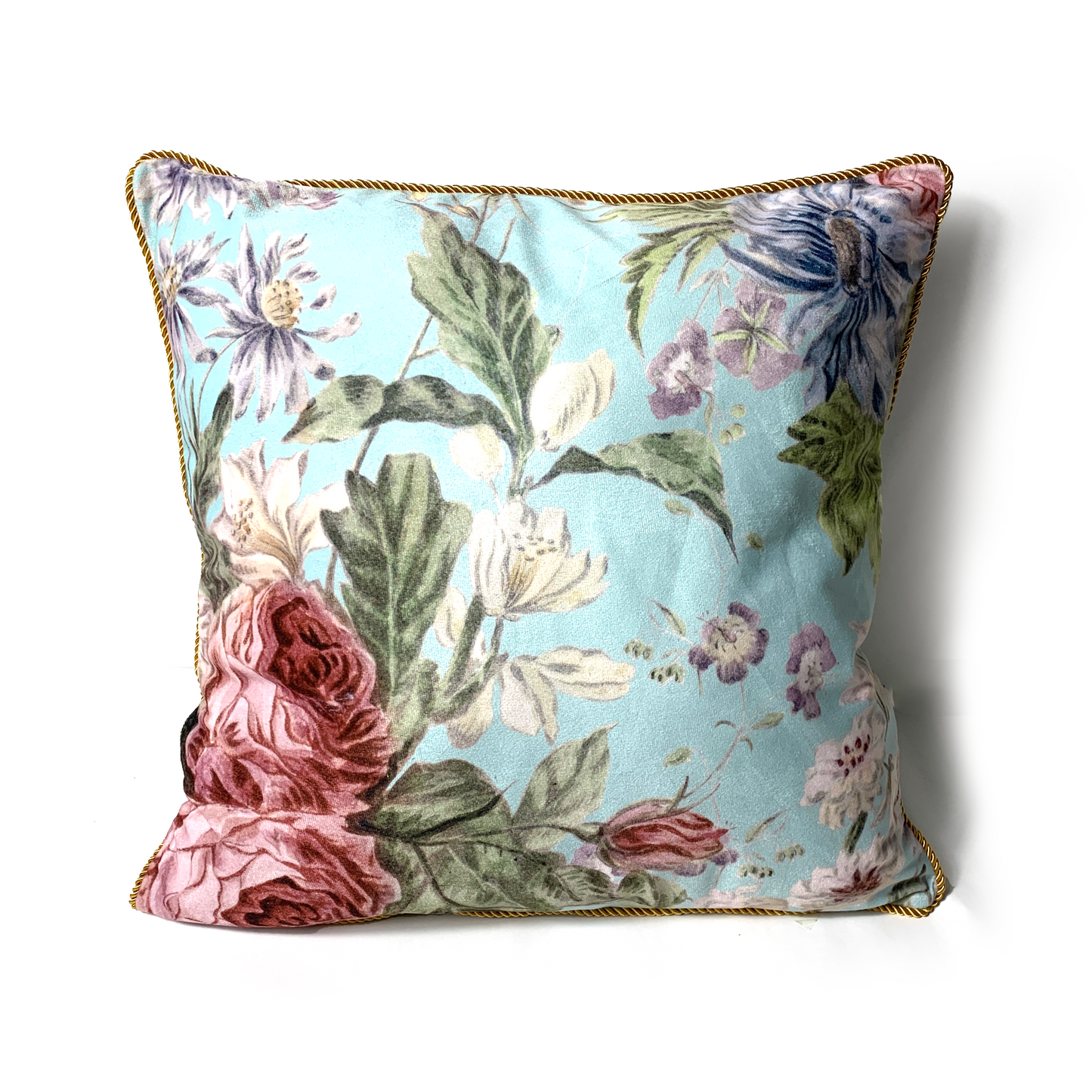 Cushion Flower Blue